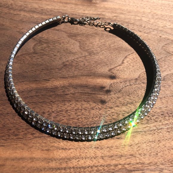 sparkly vintage choker - Picture 2 of 6